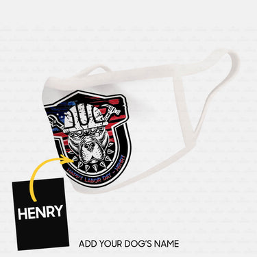 Personalized Dog Gift Idea - Happy Labor Day Cool Dog For Dog Lovers - Cloth Mask